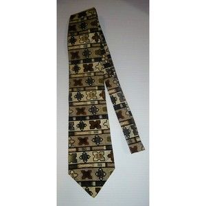 Gordon & Ferguson Handmade All Silk Geometrical Tie